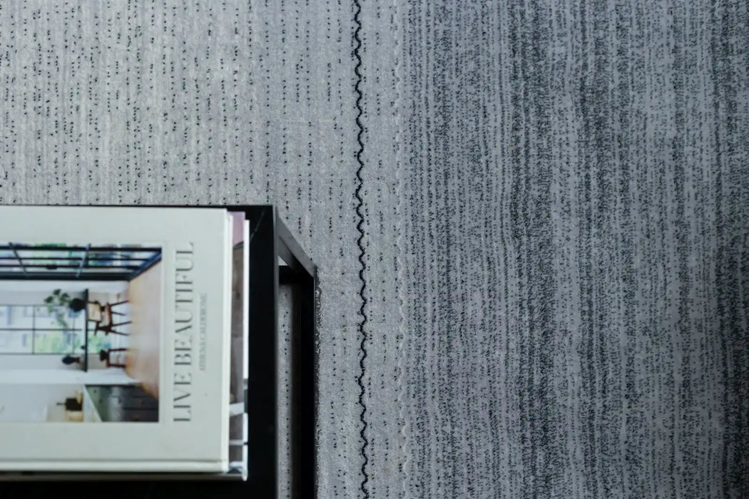 Agnella diamond wool bervely light grey Grey Living Room Moroccan Rug.