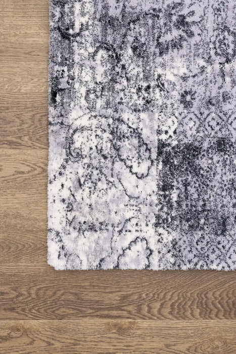 Agnella diamond wool eddie graphite Grey Living Room Moroccan Rug.