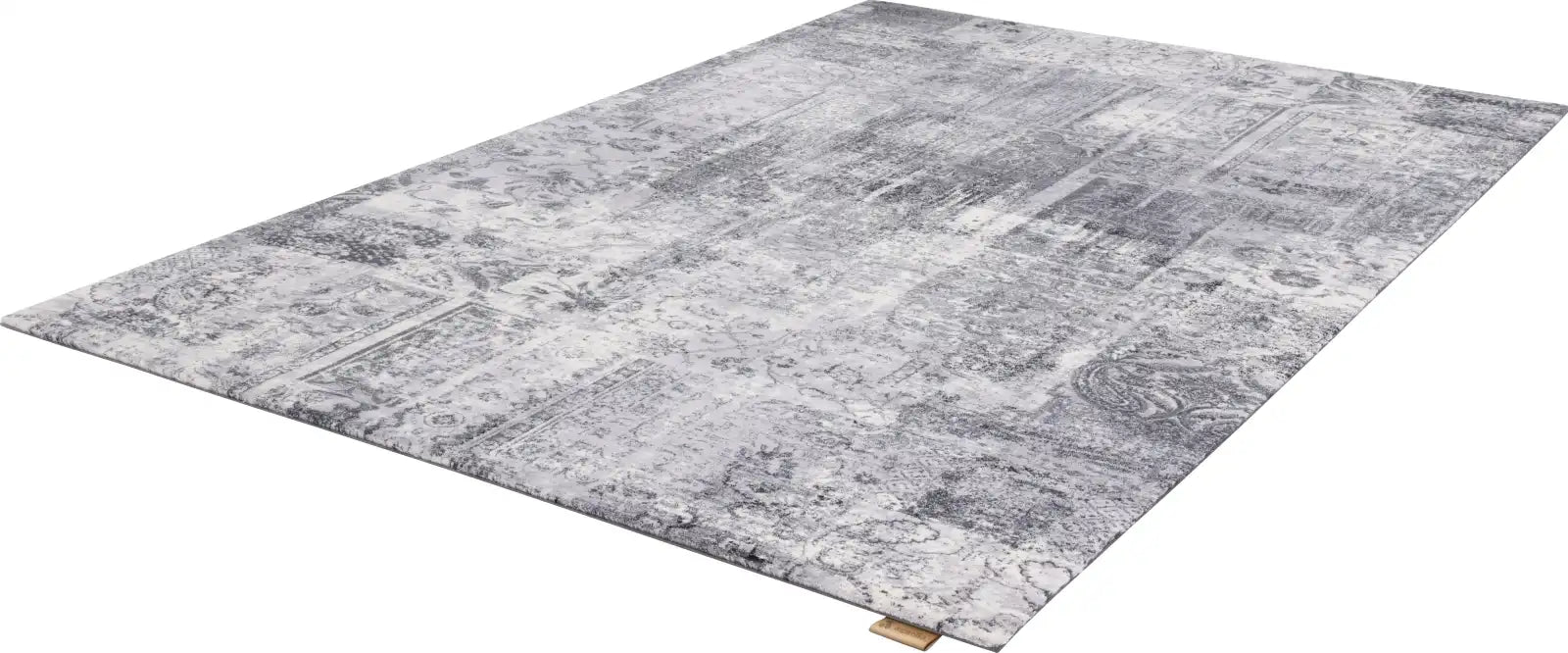 Agnella diamond wool eddie graphite Grey Living Room Moroccan Rug.