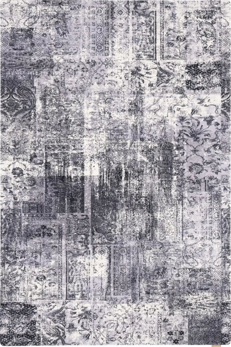 Agnella diamond wool eddie graphite Grey Living Room Moroccan Rug.