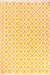 Rug Style terrace outdoor diamond gold Yellow Living Room Geometric Rug.