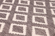 Rug Style terrace outdoor diamond grey Grey Living Room Geometric Rug.