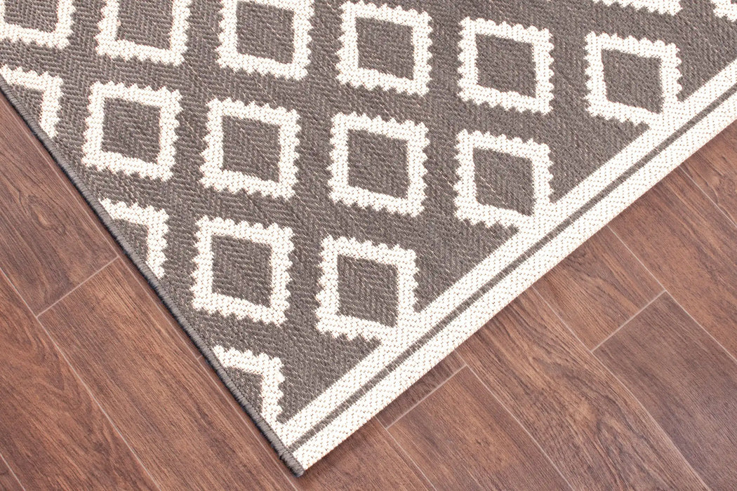 Diamond Tile Rug Terrace Outdoor Diamond Grey Rugs - Buy Diamond Grey Rugs Online from ...