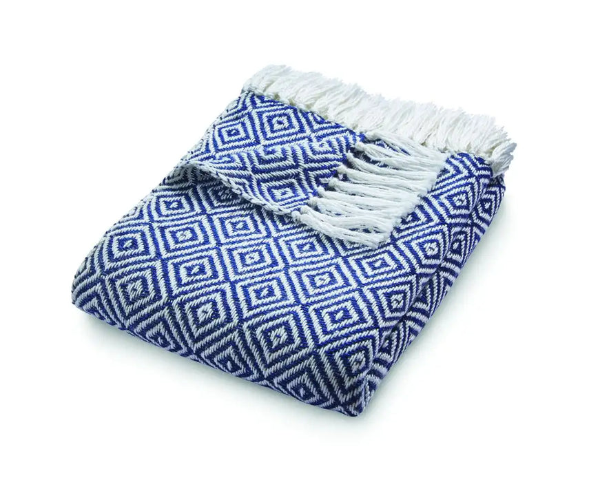 Origins hug rug woven diamond navy Blue, Navy Living Room Flat Weave Rug.