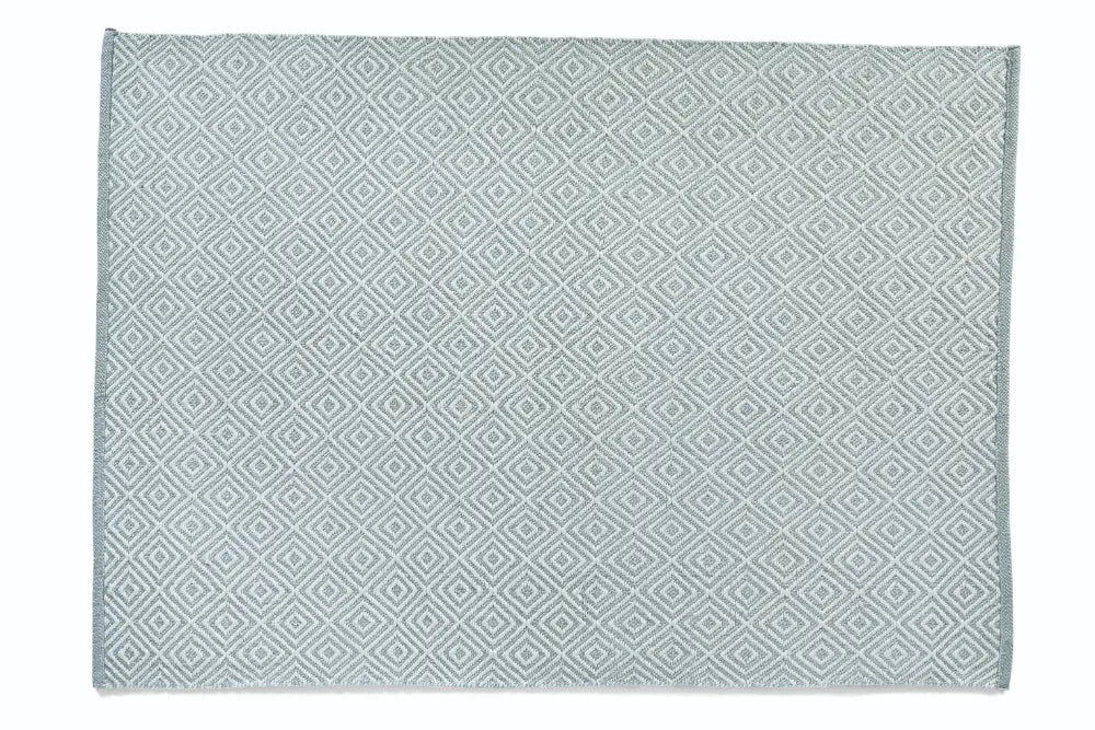Hug Woven Diamond Grey Rug