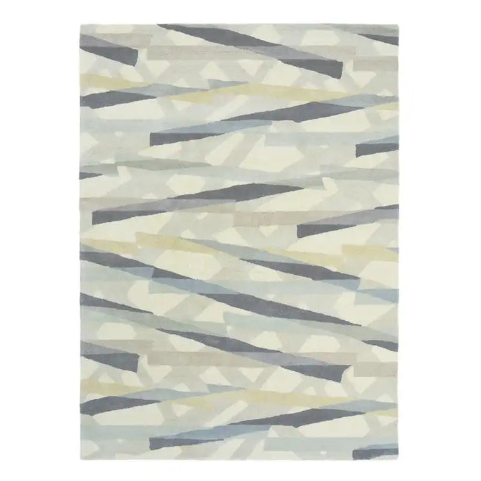 Harlequin harlequin diffinity oyster 14001 Grey, Ivory, Multicoloured Living Room Wool Rug.