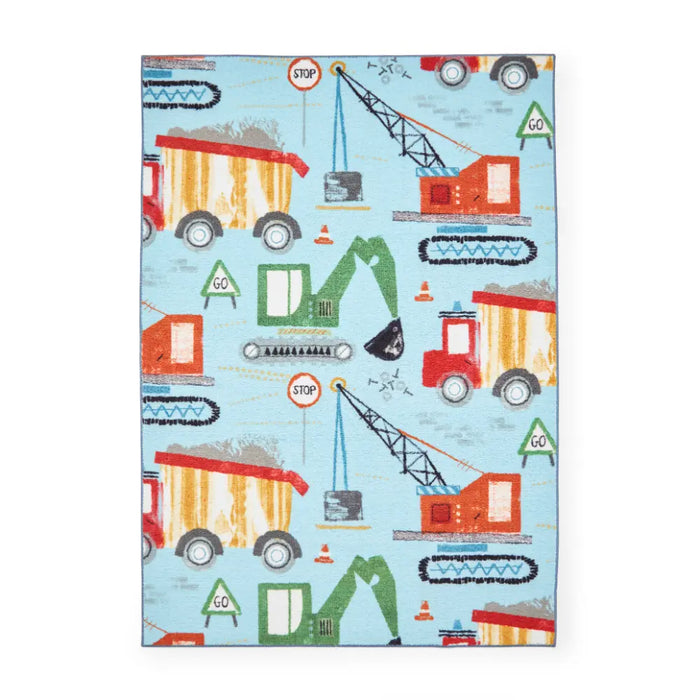 Catherine Lansfield Construction Blue - Washable