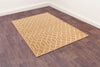 Prestige dimensions 625 gold Yellow Living Room Geometric Rug.