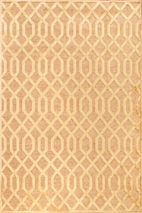 Prestige dimensions 625 gold Yellow Living Room Geometric Rug.