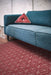 Prestige dimensions 809 terracotta Red Living Room Geometric Rug.