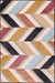 Prestige dimensions 834 teal Beige, Multicoloured Living Room Geometric Rug.