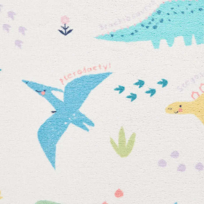 Catherine Lansfield Dinosaur Friends Pink / Blue - Washable