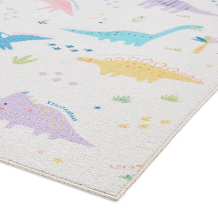 Catherine Lansfield Dinosaur Friends Pink / Blue - Washable