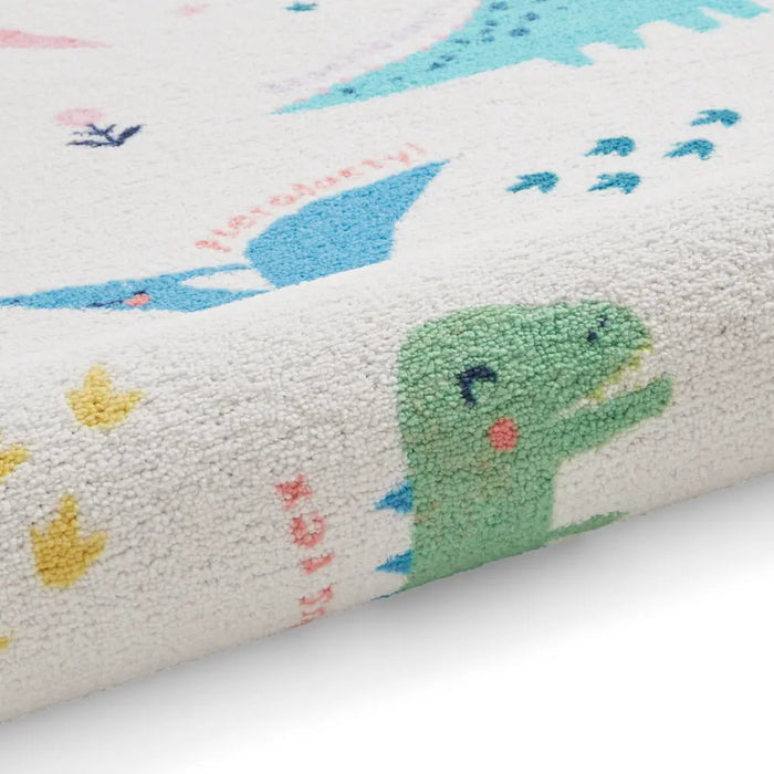 Catherine Lansfield Dinosaur Friends Pink / Blue - Washable