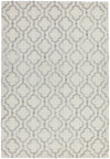 Asiatic dixon grey ogee Grey Living Room Wool Rug.