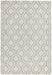 Asiatic dixon grey ogee Grey Living Room Wool Rug.