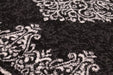 Rug Style traditional poly douglas black Black Living Room Moroccan Rug.