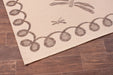 Rug Style terrace outdoor dragonfly natural Ivory Living Room Geometric Rug.