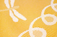 Rug Style terrace outdoor dragonfly gold Yellow Living Room Geometric Rug.