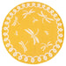 Rug Style terrace outdoor dragonfly gold Yellow Living Room Geometric Rug.