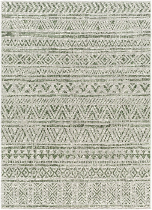 DIKSHA In- & Outdoor Global Moss Green Rug
