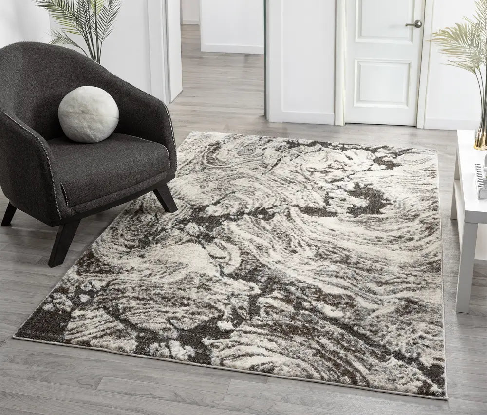 ELEANOR ELN01 GREY Grey Rug — RugsDirect Online