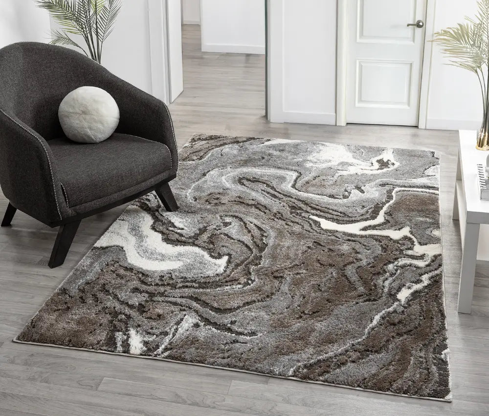 ELEANOR ELN03 GREY Grey Rug — RugsDirect Online