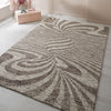Oriental Weavers elements ow cycle Brown Living Room Wool Rug.