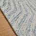 Oriental Weavers elements ow spiral Blue Living Room Wool Rug.
