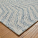 Oriental Weavers elements ow spiral Blue Living Room Wool Rug.