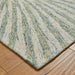 Oriental Weavers elements ow vortex Green Living Room Wool Rug.