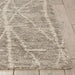 Nourison ellora ell02 sand Beige Living Room Geometric Rug.