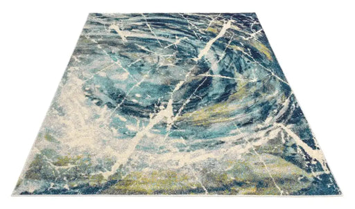Concept Looms elssa els05 blue multi Blue, Multicoloured Living Room  Rug.