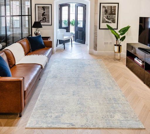 Concept Looms essence essc02 silver blue Blue, Grey Living Room  Rug.