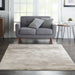 Nourison etchings etc03 grey Grey Living Room  Rug.
