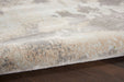 Nourison etchings etc03 grey Grey Living Room  Rug.