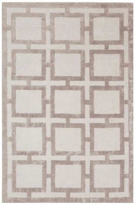 Asiatic eaton biscuit Beige Living Room Geometric Rug.