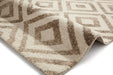 Think Rugs elegant 4893 beige Beige Living Room Geometric Rug.