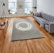 Think Rugs think elements el1095 grey Grey, Ivory  Wool Rug.