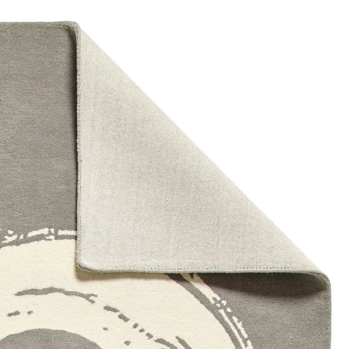 Think Rugs think elements el1095 grey Grey, Ivory  Wool Rug.