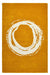 Think Rugs think elements el1095 ochre Yellow  Wool Rug.