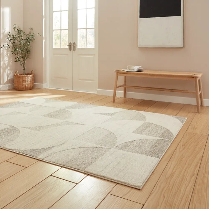 Elio 66747 Beige Modern Abstract Rug