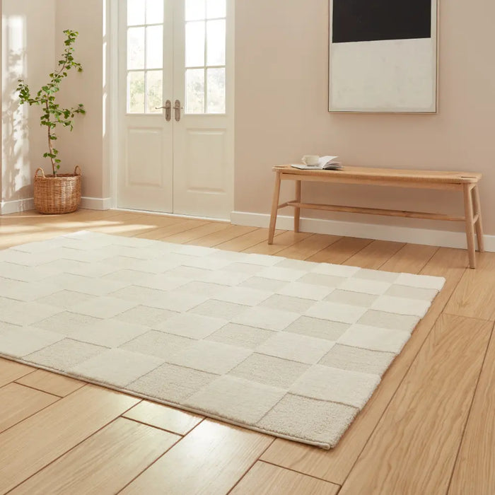 Elio 69924 Cream Modern Geometric Rug