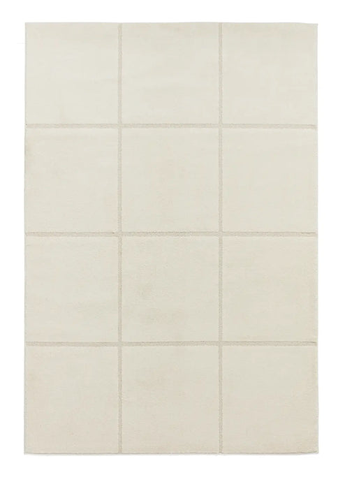 Elio 70100 Cream Modern Geometric Rug