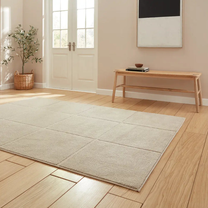 Elio 70100 Mink Modern Geometric Rug