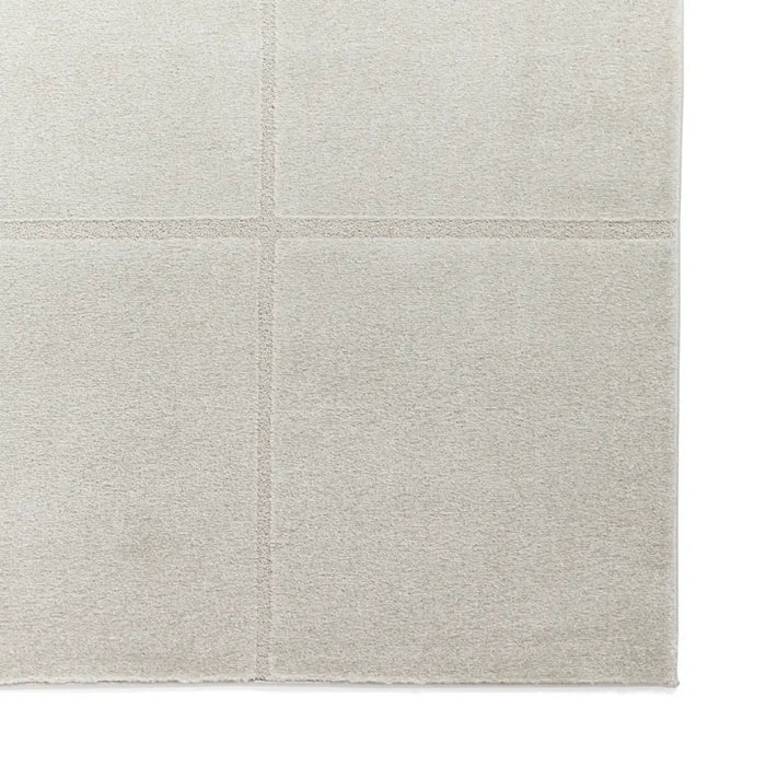 Elio 70100 Silver Modern Geometric Rug