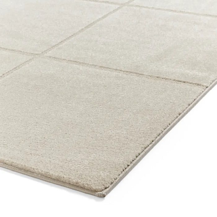 Elio 70100 Silver Modern Geometric Rug
