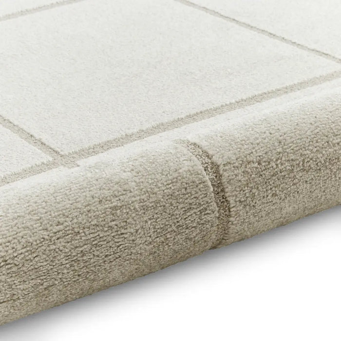 Elio 70100 Silver Modern Geometric Rug
