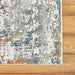 Mastercraft ella 6830a grey Grey Living Room Floral Rug.