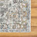 Mastercraft ella 6882a grey Grey Living Room Floral Rug.